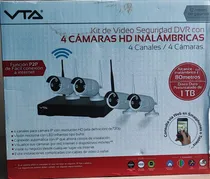 Comprar Kit De Video Seguridad Dvr Con 4 Camaras Hd Inalambricas