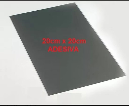 Película Polarizadora Linear Lcd Led 20cm X 20cm - Adesiva 