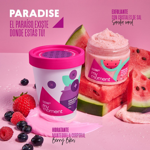 Imagen 6 de 8 de Cyzone Scrub Sandia Sand My Moment, 180 Gr.