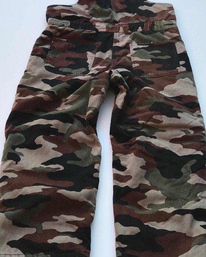 Imagen 4 de 6 de Buzo Térmico Militar Camuflaje Talla 16