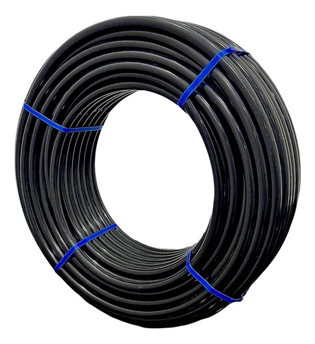 Manguera Poliducto Negro De 3/4 C80 Rollo Para Riego De 100m