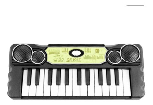 Mini Piano Teclado Infantil Musical, Juguete Para Niños Color Negro