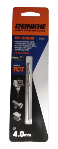 Mecha De Widia Tct Carburo De Tungsteno 4.0mm (aleman)