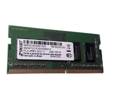 Memoria Note 4gb Ddr4 2666mhz Smart Sodimm