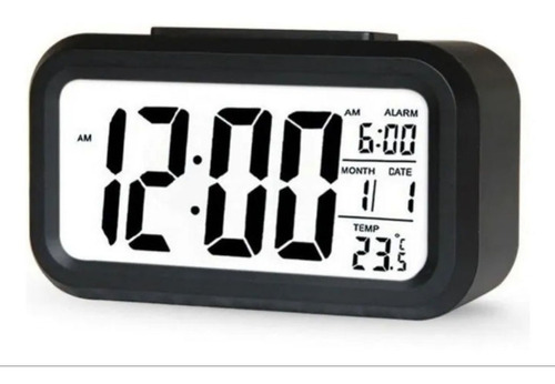 Reloj Despertador Pantalla Led Fecha Temperatura Alarma