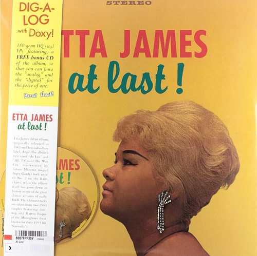 Etta James - At Last! Vinilo + Cd Nuevo Y Sellado Obivinilos