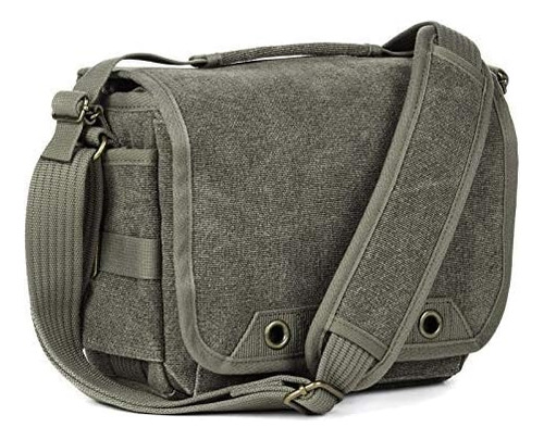 Bolso De Camara Dslr 1 Tira Verde Vintage Ligera Think Tank