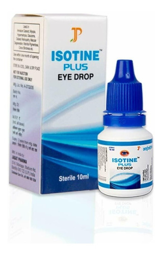 Isotine Plus Eye Drop Gotas Cuidado De Los Ojos Importado