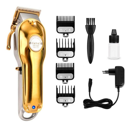 Maquina Corte Clipper Profesional Gold Km-1987 Kemei Outlet