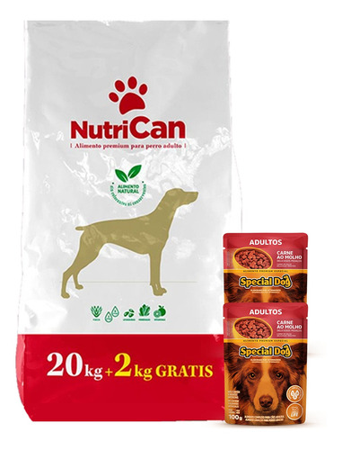 Nutrican Adulto 20+2kg + Regalo + Envío!!