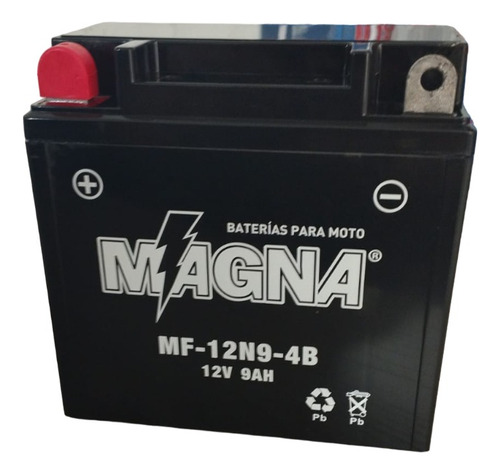 Bateria  Moto Magna Pulsar Seca 180-200 Mf-12n9-4b