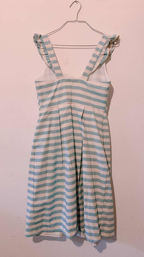 Vestido Rayas Corte A La Cintura Lulu Martins