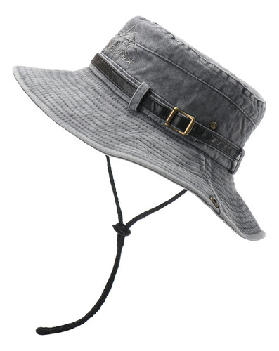 Sombrero Algodón Lavado Gorra De Pescador Hombre Exterior