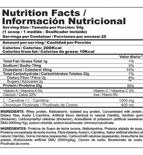 Proteina Megaplex Lite 3 Libras 3 Lb Upn