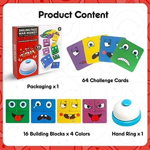 Juego Mesa Emojis Smiling Face Cubos Trendy