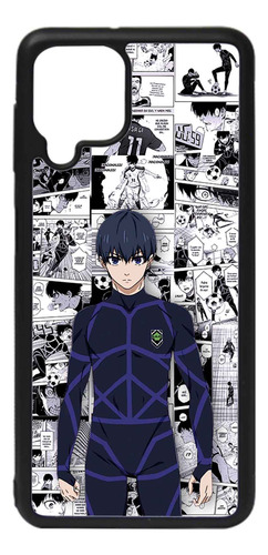 Funda Case Para Samsung A12 Blue Lock