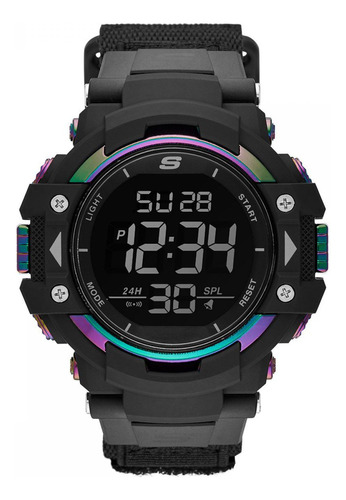 Reloj Para Hombre Skechers The Keats Sr1118 Negro