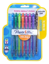 Comprar Boligrafos Retráctiles Paper Mate X 8 Un Colores Caballito
