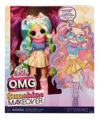 Lol Surprise O.m.g. Sunshine Makeover Muñeca Bubblegum Dj