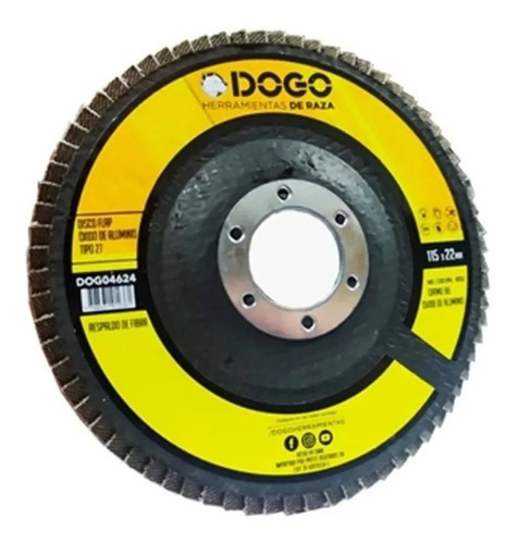 Disco P/ Acero Inoxidable/acero 115x1.0x22.2 Latax10un. Dogo