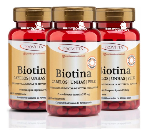 Biotina Cabello, Piel Y Uñas 180 Cápsulas