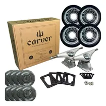 Comprar  Carver 4 Rodas Truck Cx Rolamentos Skate Simulador Surf 