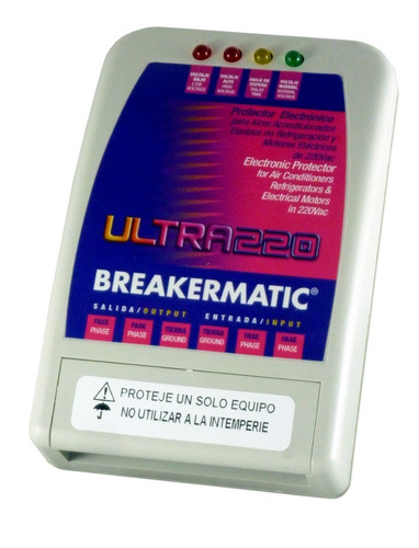 Protector Breakermatic Ultra 220 De Bornera P/eq Ind Y Com