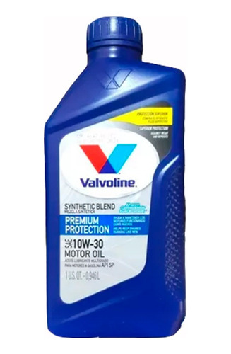 Aceite 10w30 Semi Sintetico Valvoline 