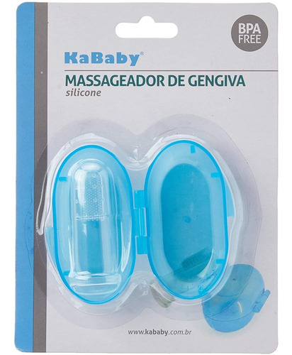 Imagem 2 de 3 de Massageador De Gengiva Bebê Silicone Kababy