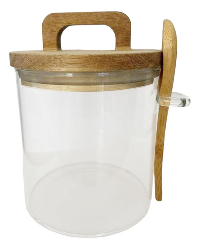 Tarro De Vidrio, Contenedor De Almacenamiento De 700ml