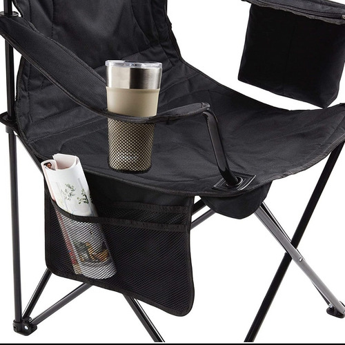 Sillon Plegable Camping Director Grande Coleman Conservadora Color Gris