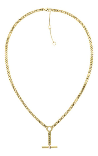 Collar Tommy Hilfiger Sliding Chains Dorado Para Mujer Color 283164