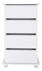 Comprar Gaveteiro De Mesa C/ Rodinhas 4 Gavetas Moderno no Mercado Livre