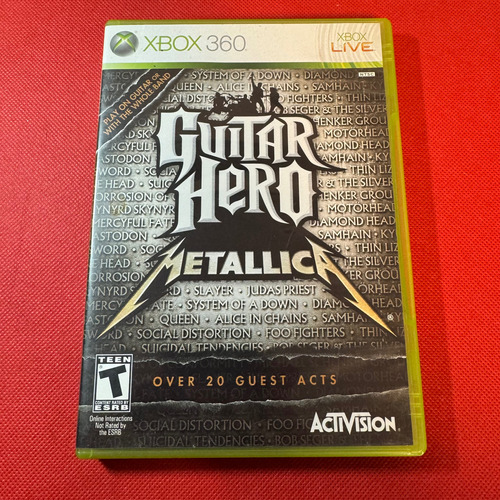 Guitar Hero Metallica Xbox 360 A