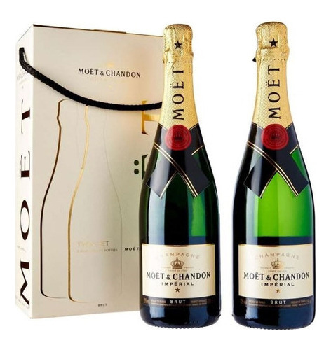 Champagne Moet & Chandon Brut Imperial Twin Pack X750cc