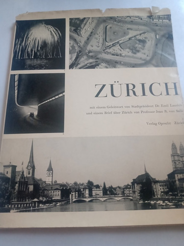 Libro En Alemán Zürich Suiza Ilustrado Fotos Año 1959