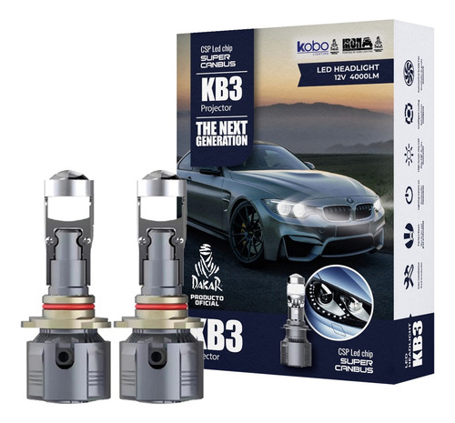 Kit Foco Iron Kb3 Cambus H4 Mini Lupa Proyector 12v Csp Kobo