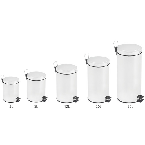 Cesto Residuos Acero Inoxidable Pedal 5l Tramontina Sucursal