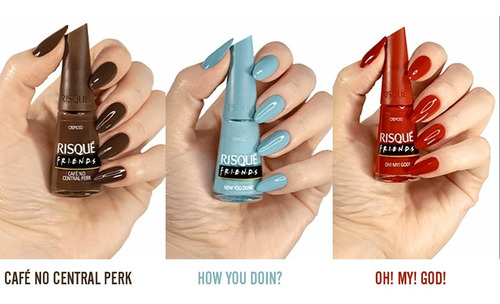 Imagem 2 de 3 de Esmalte Risque Coleção Friends 8ml Wxz