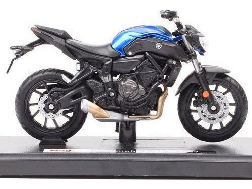 Maisto Compatible Con Yamaha 2018 Mt-07 1/18 Azul Modelo