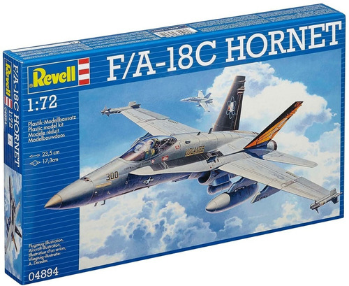 Avion F18 C Hornet Revell 4894 Caza 1/72 Maqueta Para Armar