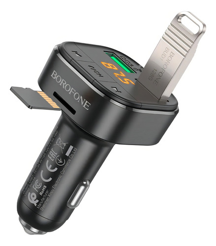 Transmisor Bluetooth Cargador Auto Borofone Bc43