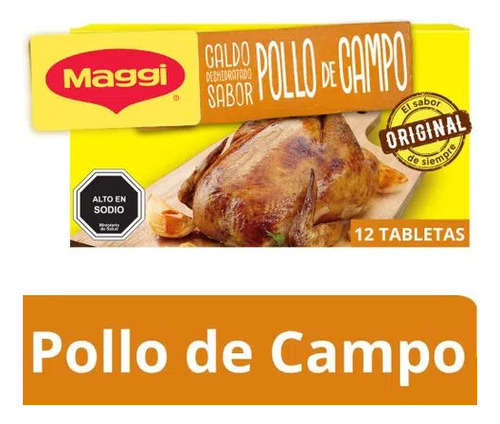 Caldo  Pollo De Campo  Maggy  12x10 Gr (3uni)super