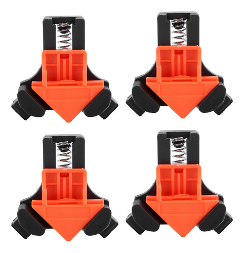 4pcs Clips De Ángulo Recto 90 Grados Abrazaderas De Resorte