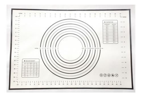 Silpat Manta De Silicón Para Amasar, Medir, Tapete D Silicon