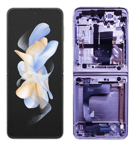 Pantalla Amoled Con Marco Para Samsung Z Flip4 Sm-f721b