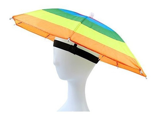 Jangannsa Funny Umbrella Hat Gorra Plegable Para Adultos Y