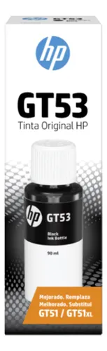 Hp Gt53 Tinta De Impresora Negra 90ml