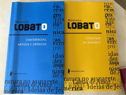 Livros Monteiro Lobato - Coleção Biblioteca Azul 5livros