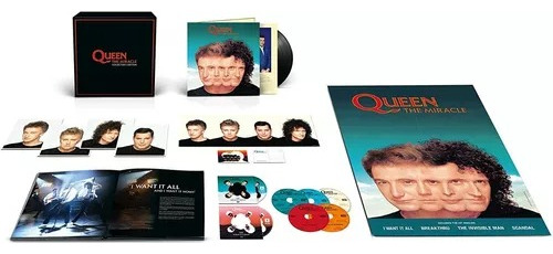 Queen The Miracle Collectors Edition Lp + 5cd + Bluray + Dvd